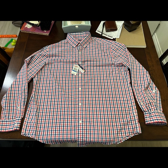 Vineyard Vines Other - Vineyard Vines Red and Blue Check Dress Shirt
